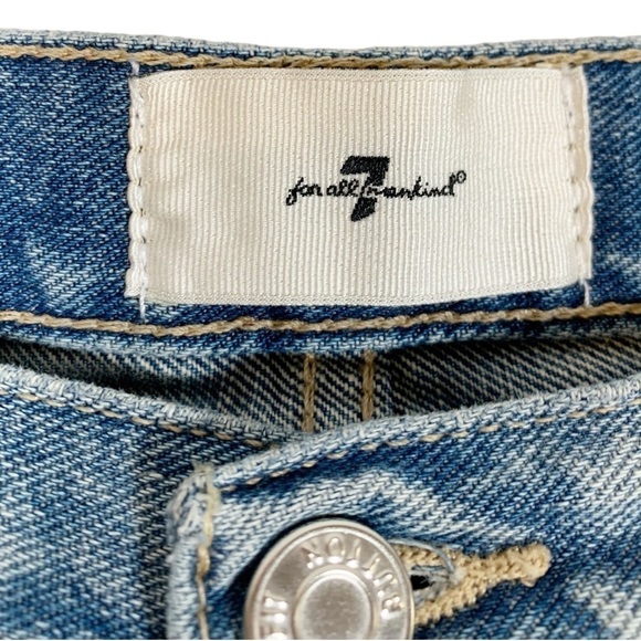 7 For All Mankind Easy Boot High Rise Flare Leg Jeans - Picture 11 of 11